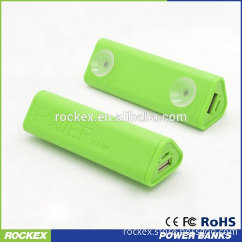 power bank 2600mah Sucker Triangle Power Bank